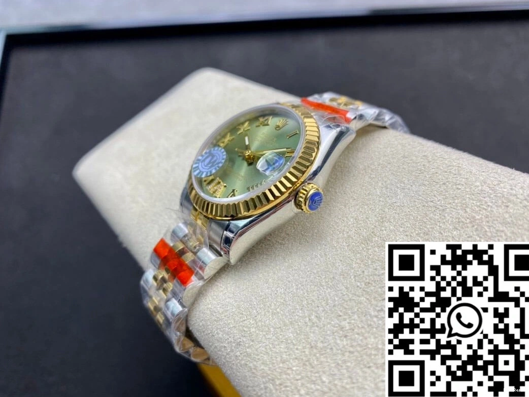 Green 31MM Dial Factory 178273 Rolex TW Datejust 0923